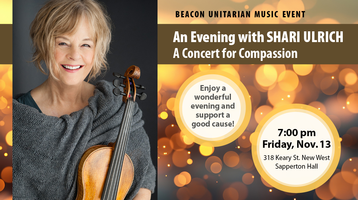 Shari Ulrich concert banner